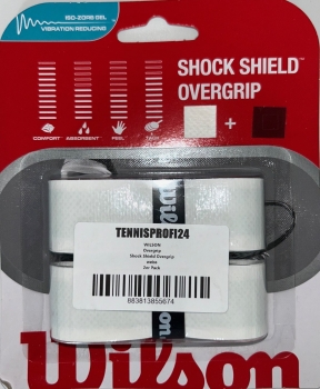 Wilson Shock Shield Overgrip weiß 2er Pack