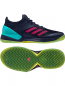 Preview: Adidas Damen Tennisschuhe Uebersonic 3 Clay navy-lime-pink 2018