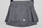 Preview: Adidas Damen Skirt Tennisrock Roland Garros silbergrau mit seperater Innenshorts Gr. XS