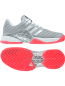Preview: Adidas Damen Tennisschuhe Barricade silber-neonrot