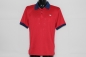 Preview: DUNLOP Poloshirt Herren rot-dunkelblau striped