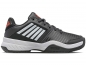 Preview: K-Swiss Herren Tennisschuhe Court Express Clay anthrazit-weiss-rot