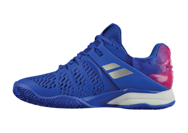 Preview: Babolat Propulse Fury Clay blau-lila-berry Damen Tennisschuhe Sandplatz