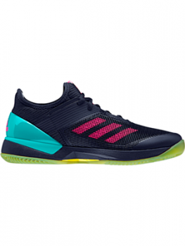 Adidas Damen Tennisschuhe Uebersonic 3 Clay navy-lime-pink 2018