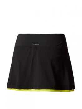 Preview: Adidas Damen London Skirt schwarz-gelb