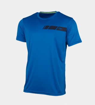 DUNLOP Performance Club Crew Shirt Herren royalblau