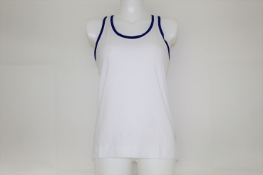 Adidas Damen Stella Mc Cartney Tank weiß-blau Gr. M