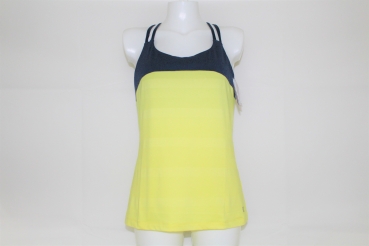 Wilson Damen Tank Top dunkelblau-gelb Gr. L