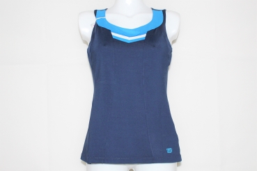 Wilson Damen Tank Top dunkelblau-hellblau Gr. M