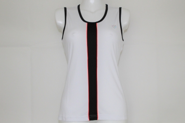 Limited Sports Damen Top weiß-navy-orange Gr. L