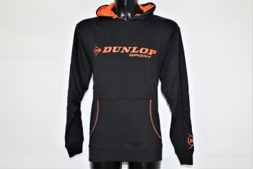 Preview: Dunlop Herren Hoody schwarz-orange