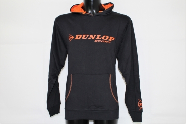 Preview: Dunlop Herren Hoody schwarz-orange