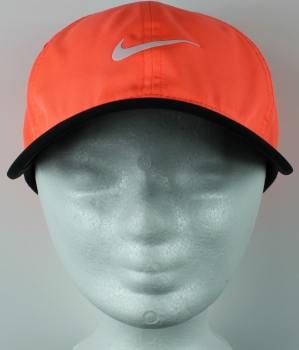 Nike Featherlight Court Cap orange-weiss Swoosh