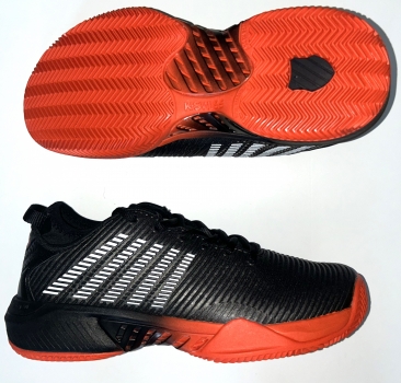 Preview: KSWISS Herren Tennisschuhe Hypercourt Supreme Clay schwarz-rot