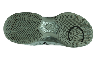 Preview: K-Swiss Big Shot Light LTR Leather / Leder weiss-schwarz Outdoor Gr. 47 EU