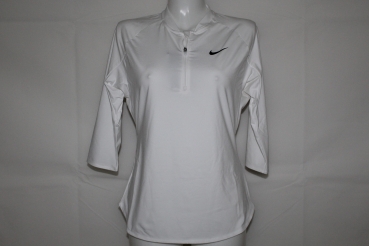 Nike Damen Tennis Court Pure 3/4 Sleeve weiß