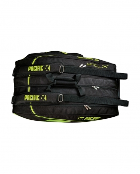 Preview: Pacific XTour, Racket Bag 2XL (Thermo) Tennistasche schwarz-gelb