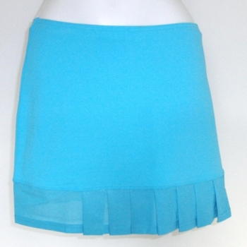 Preview: Kswiss Damen Tennisrock Tennis Skirt Mesh Pleated ozeanblau Gr. S