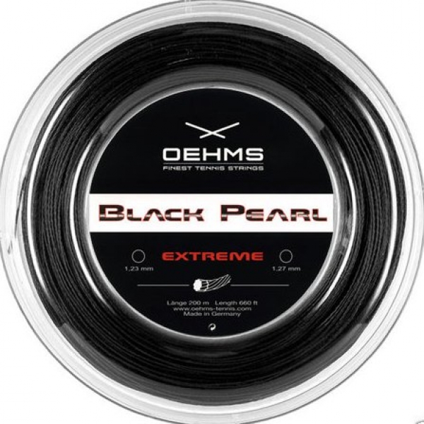 Oehms Black Pearl Rough Extreme 1.23mm Saitenset 12,2m schwarz