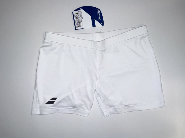 Babolat Damen Core Shorty Kompressionsshorts weiß