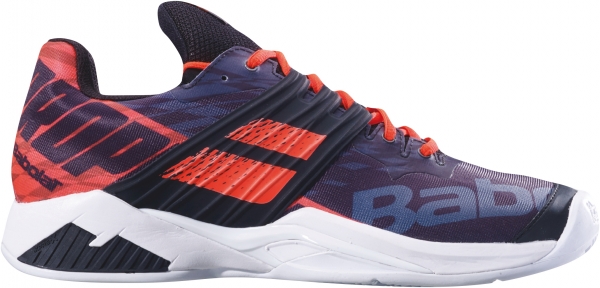 BABOLAT Propulse Fury Clay schwarz-fluored Herren Clay Sandplatz Tennisschuhe