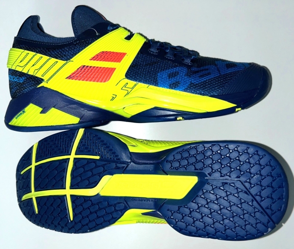 BABOLAT Propulse Rage Clay blau-gelb Herren All Court Tennisschuhe