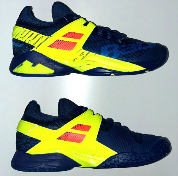 BABOLAT Propulse Rage Clay blau-gelb Herren All Court Tennisschuhe