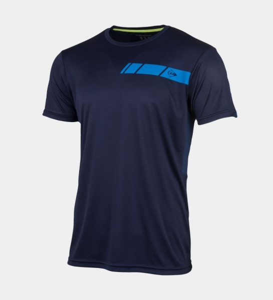DUNLOP Performance Club Crew Shirt Herren navy-royalblau