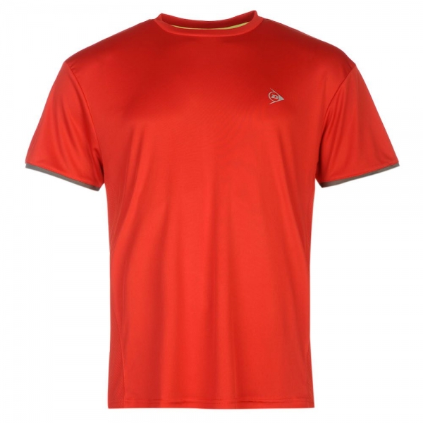 DUNLOP Performance Club Crew Shirt Herren rot
