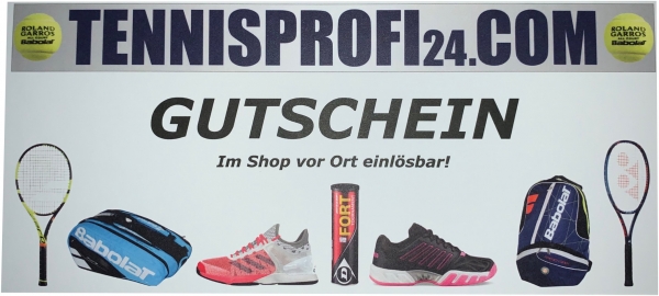 Geschenk Gutschein Tennisprofi24.com 40 Euro