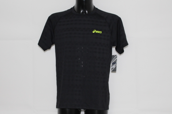 Asics Herren Tennis Shirt Resolution schwarz-neongelb