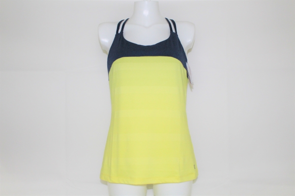 Wilson Damen Tank Top dunkelblau-gelb Gr. L