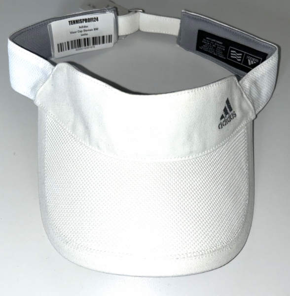 Adidas Damen Cotton Visor Cap weiss verstellbar