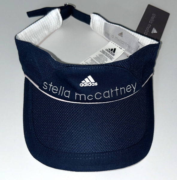 Adidas Damen Visor Cap Stella Mc Cartney dunkelblau-weiß