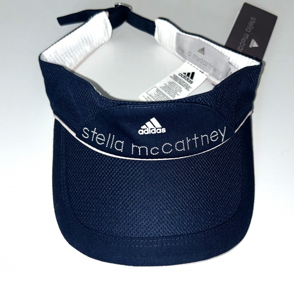 Adidas Damen Visor Cap Stella Mc Cartney dunkelblau-weiß