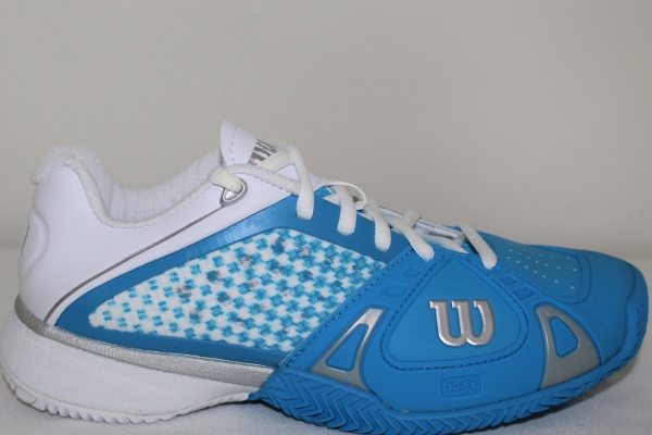 Wilson Rush Pro Clay Court Sandplatz Damen Tennisschuhe cyan-weiß Gr. 37