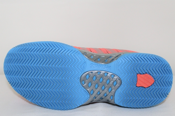 K-Swiss Damen Tennisschuh HYPERCOURT EXPRESS HB blau-rose Größe 37,5 EU