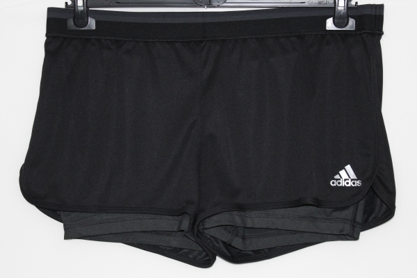 Adidas Damen Shorts schwarz-silber