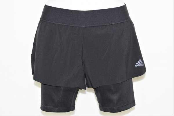 Adidas Damen Shorts Kompression schwarz-silber