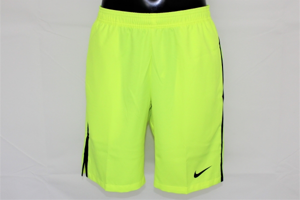 Nike Herren Court Short neongelb-schwarz