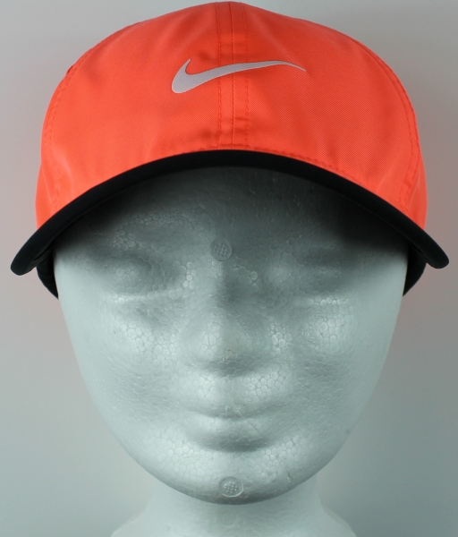 Nike Featherlight Court Cap orange-weiss Swoosh