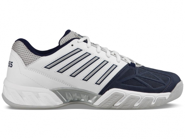 K-Swiss Big Shot Light 3 Herren Tennisschuhe weiss-navy Carpet Teppich Indoor