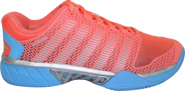 K-Swiss Damen Tennisschuh HYPERCOURT EXPRESS HB blau-rose Größe 37,5 EU