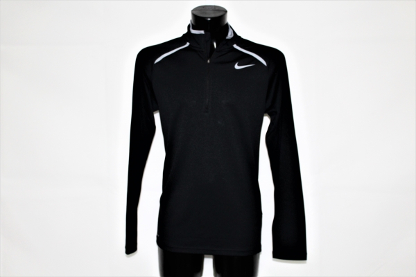NIKE Herren Longsleeve schwarz-grau Gr. M