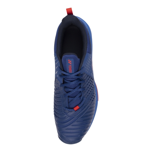 YONEX Herren Tennisschuhe POWER CUSHION SONICAGE 3 CLAY blau-rot