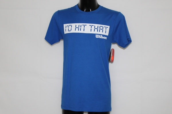 Wilson Herren T-Shirt Id hit that blau Gr. M