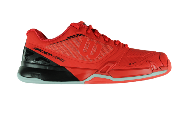Wilson Herren Tennisschuhe Rush Pro Clay 2.5 rot Gr. 41 1/3 EU