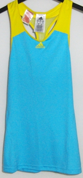 Adidas Mädchen Girls Tank Top türkis-gelb