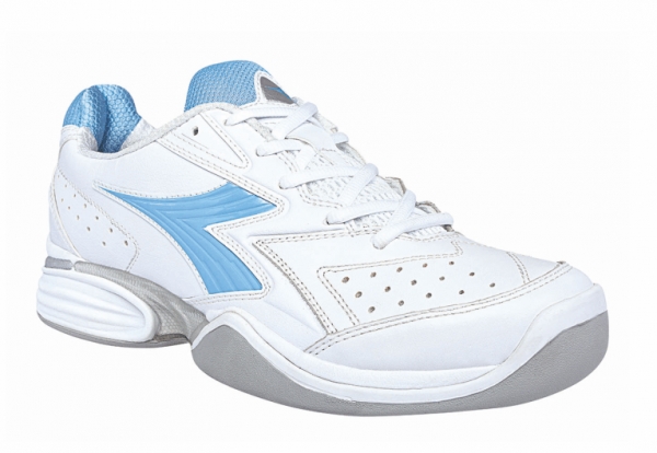 Diadora S. Tech Indoor Carpet W weiss-hellblau Damen Tennisschuh