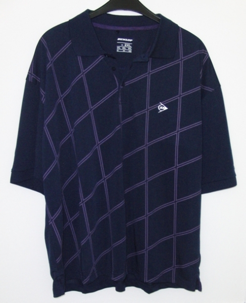 Dunlop Polo Herren Navy-Lila Gr. XXL